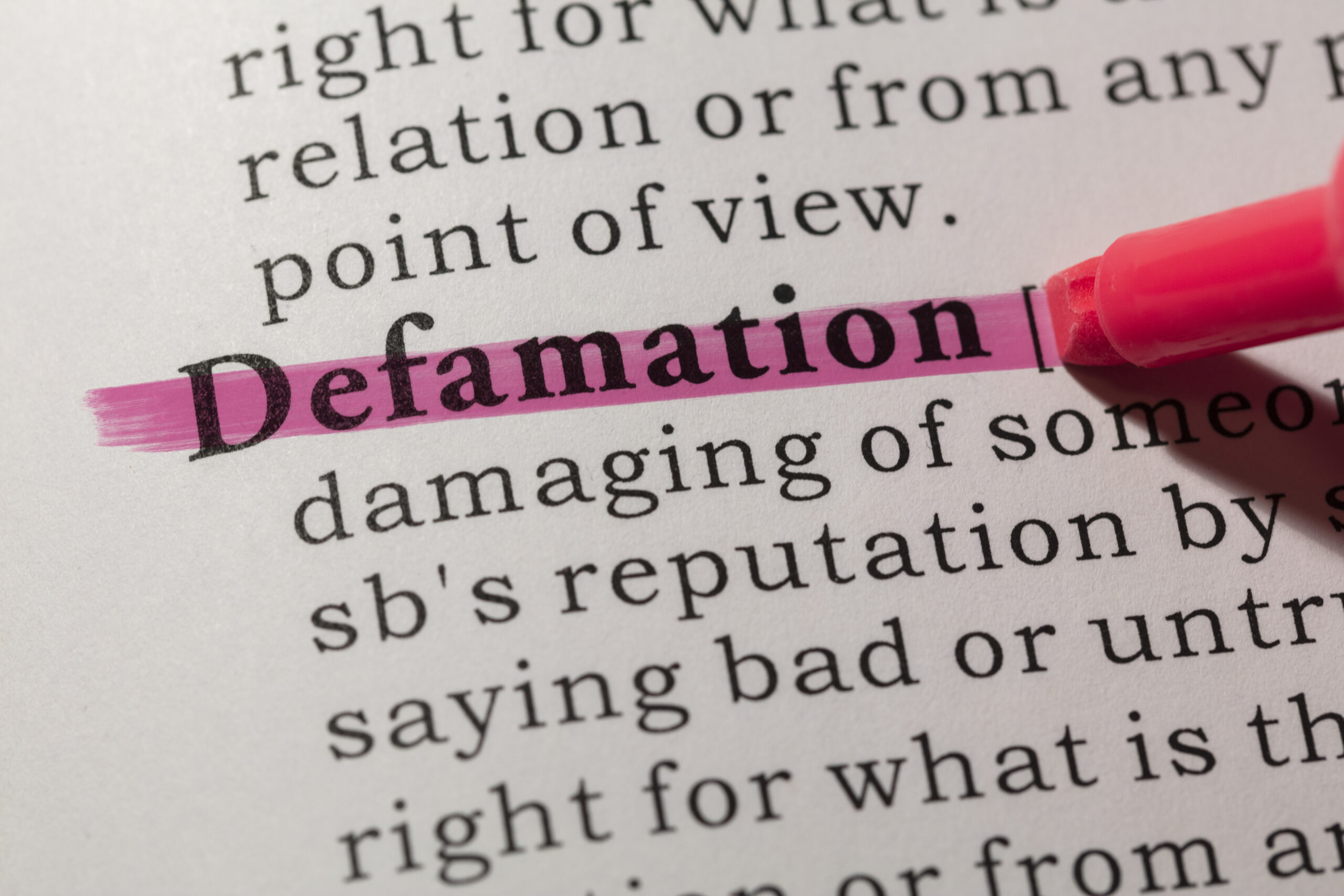 gay defamation