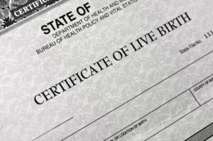 birth certificate
